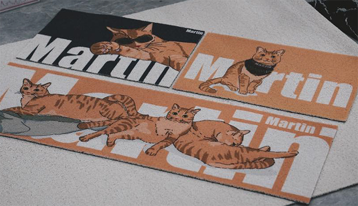 พรมดักฝุ่น Mattii พิมพ์ลาย พรมดักฝุ่น Mattii พิมพ์ลาย