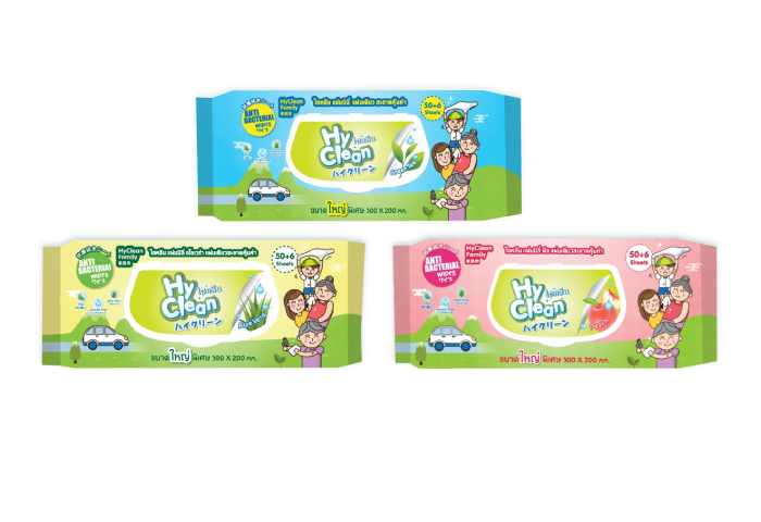 ผ้าเปียกHyClean ผ้าเปียกHyClean