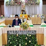 โรงงานผลิตผ้าคลุมโต๊ะ เก้าอี้ - เอส ที บี บิซิเนส
