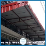 ช่างติดตั้งกันสาดผ้าใบ โครงหลังคา - ช เจริญผ้าใบ