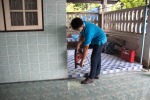 กำจัดปลวก อัดน้ำยาลงดิน - Termite control Kanchanaburi
