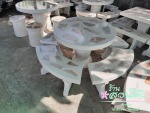โต๊ะหินอ่อนรูปแตงโม - ร้านสวนโต๊ะหินอ่อน นนทบุรี
