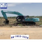 แบคโฮ SK120 บูมสั้น - ให้เช่ารถแบคโฮ สมุทรปราการ - ธนันโชคชัย