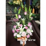 รับจัดแจกันดอกไม้ - ร้านดอกไม้ นนทบุรี