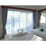 ผ้าม่านจีบ 2 ชั้น ผ้าทึบ+ผ้าโปร่ง  - นาคา ผ้าม่านภูเก็ต