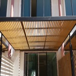 หลังคากันสาดไม้ระแนง - บริษัท บริลเลียนท์ โปรเจคท์ จำกัด