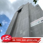 ออกแบบติดตั้งนั่งร้านครอบลิฟต์ - บริษัท แสงใส คอนสตรัคชั่น จำกัด