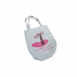 Made to order calico bag and polo.