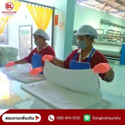 Industrial laundry factory