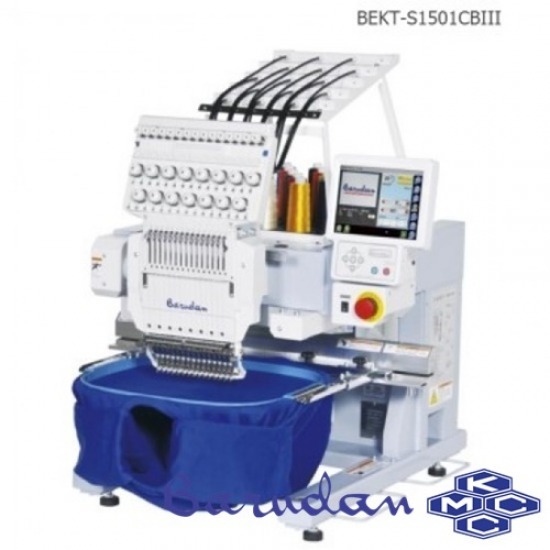 เครื่องปักหัวเดียว 15 สี/เข็ม รุ่น BEKT-S1501CBIII จักรปัก  จักรปักหัวเดียว  ผ่อนจักรปัก  ผ่อนจักรปักผ้า 