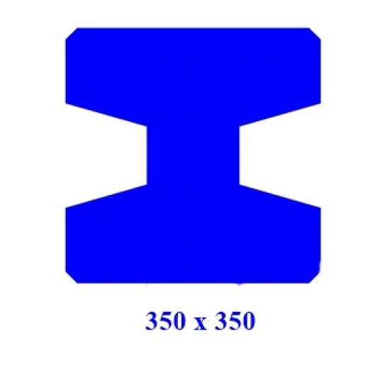 เสาเข็มรูปตัวไอ 350x350 เสาเข็มรูปตัวไอ  เสาเข็มสี่เหลี่ยมตัน  จำหน่ายเสาเข็ม 
