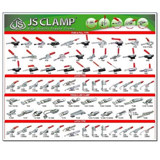 ตัวจับชิ้นงาน(JS Clamp) ตัวจับชิ้นงาน 