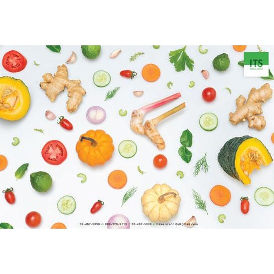 แนวกลิ่นผักและเครื่องเทศ หัวเชื้อกลิ่น  flavor  หัวน้ำหอม  fragrance  เคมีอาหาร  seasoning  ผงปรุงรส 
