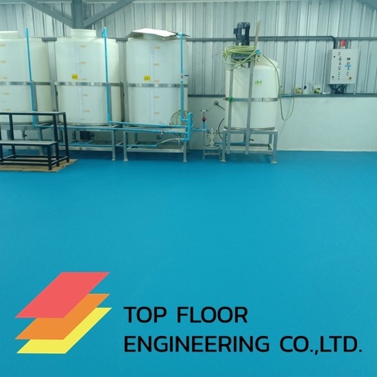 รับทำพื้นพียูสำหรับ โรงงาน Polyurethane MF (ชนิดเรียบ)  รับทำพื้นพียูสำหรับ โรงงาน  บริษัทรับเหมาทำพื้นพียู โรงงาน-คลังสินค้า 
