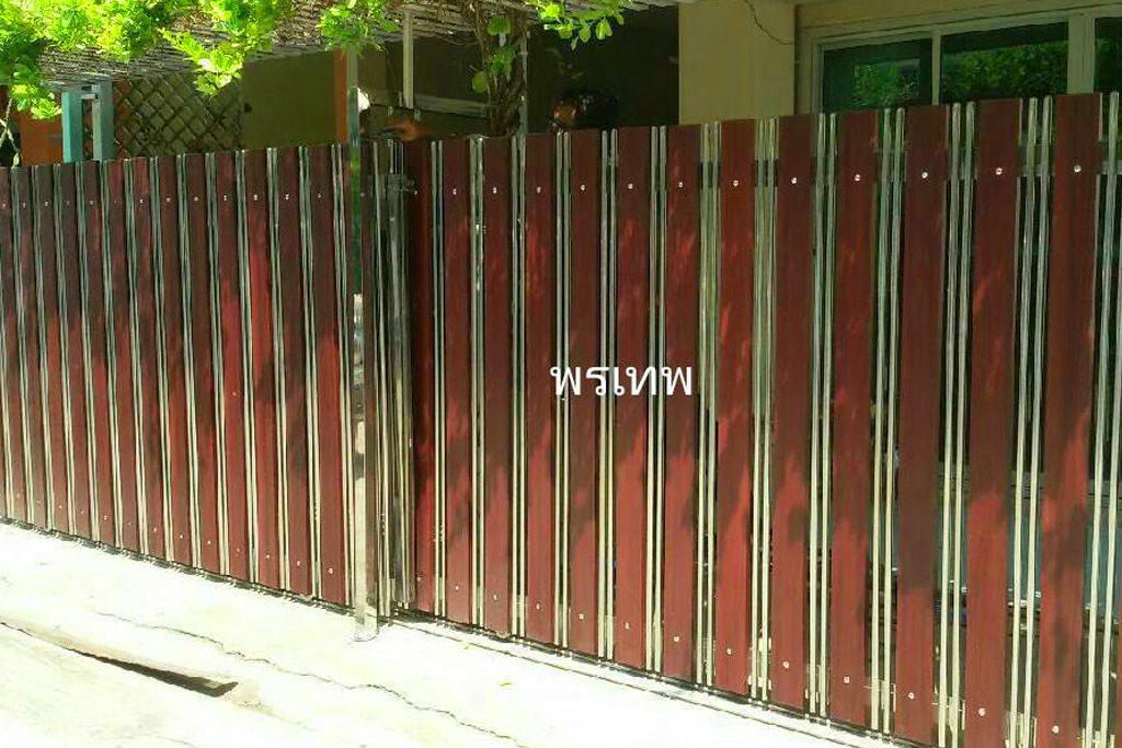 รับออกแบบติดตั้งประตูรั้วสแตนเลสดัด-ปทุมธานี